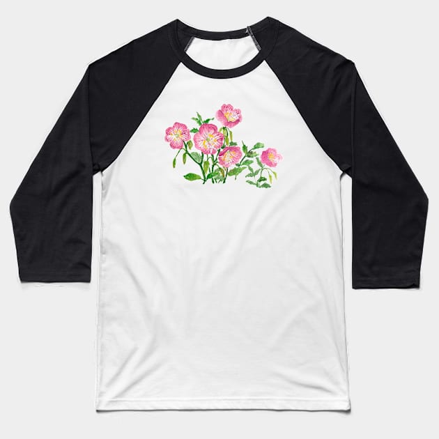 June 21st birthday flower Baseball T-Shirt by birthflower